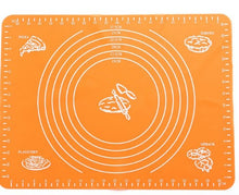 Load image into Gallery viewer, Silicone Baking Mat for Pastry Rolling with Measurements Pastry Rolling Mat, Reusable Non-Stick Silicone Baking Mat
