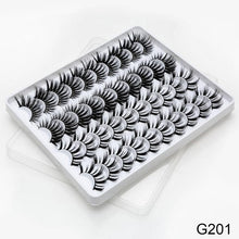 Load image into Gallery viewer, 8/20 Pairs 3D Mink Lashes Natural False Eyelashes Dramatic Volume Fake Lashes Makeup Eyelash Extension Silk Handmade Eyelashes
