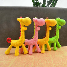 Load image into Gallery viewer, 1PC Silicone Giraffe Baby Teether Animal Newborn Teething Toy Kids Care Organic Nursing Gift BPA Free Pacifier Chain Accessories

