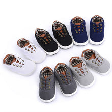 Load image into Gallery viewer, 2019 Baby Summer Shoes Newborn Baby Girl Boys Causal Bow Anti-slip Shoes Plaid Patchwork Soft Sole Sneakers Prewalker 0-18M
