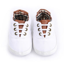 Load image into Gallery viewer, 2019 Baby Summer Shoes Newborn Baby Girl Boys Causal Bow Anti-slip Shoes Plaid Patchwork Soft Sole Sneakers Prewalker 0-18M
