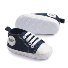 Load image into Gallery viewer, 2020 Autumn Classical Newborn Baby First Walkers Canvas shoes Infant Toddler Lace-up Solid Baby Girl Boy Sports Shoes Clearance
