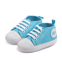 Load image into Gallery viewer, 2020 Autumn Classical Newborn Baby First Walkers Canvas shoes Infant Toddler Lace-up Solid Baby Girl Boy Sports Shoes Clearance
