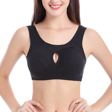Load image into Gallery viewer, Cotton Anti-expansion Anti-Sag Gathering Adjustment Sports Bra
