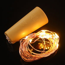 Load image into Gallery viewer, 2M 20-LED Copper Wire String Light with Bottle Stopper for Glass Craft Bottle Wedding Decoration Christmas string lights

