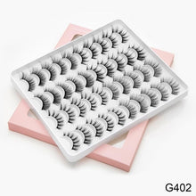 Load image into Gallery viewer, 8/20 Pairs 3D Mink Lashes Natural False Eyelashes Dramatic Volume Fake Lashes Makeup Eyelash Extension Silk Handmade Eyelashes
