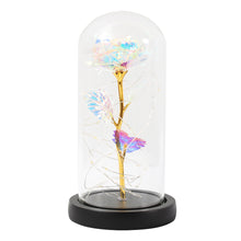 Load image into Gallery viewer, Enchanted Forever Rose Flower in Glass LED Light Christmas Decoration
