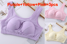 Load image into Gallery viewer, Cotton Anti-expansion Anti-Sag Gathering Adjustment Sports Bra
