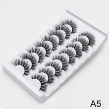 Load image into Gallery viewer, 8/20 Pairs 3D Mink Lashes Natural False Eyelashes Dramatic Volume Fake Lashes Makeup Eyelash Extension Silk Handmade Eyelashes
