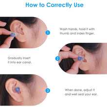 Load image into Gallery viewer, 1 Pair Soft Silicone Noise Cancelling Earplugs Anti-noise Earplug For Concerts Sleeping Bar DJ Motor Sports Reusable Ear plugs
