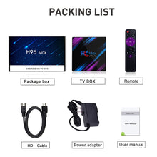 Load image into Gallery viewer, 2020 H96 MAX RK3318 Smart TV Box Android 9 9.0 4GB 32GB 64GB 4K Youtube Media player H96MAX TVBOX Android TV Set top box 2GB16GB
