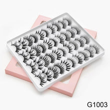 Load image into Gallery viewer, 8/20 Pairs 3D Mink Lashes Natural False Eyelashes Dramatic Volume Fake Lashes Makeup Eyelash Extension Silk Handmade Eyelashes
