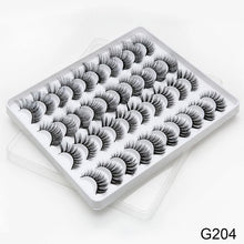 Load image into Gallery viewer, 8/20 Pairs 3D Mink Lashes Natural False Eyelashes Dramatic Volume Fake Lashes Makeup Eyelash Extension Silk Handmade Eyelashes
