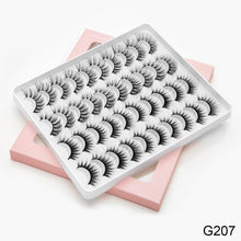 Load image into Gallery viewer, 8/20 Pairs 3D Mink Lashes Natural False Eyelashes Dramatic Volume Fake Lashes Makeup Eyelash Extension Silk Handmade Eyelashes
