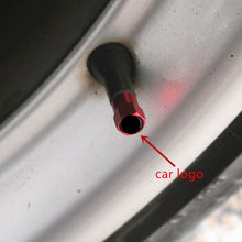Load image into Gallery viewer, 4pcs Car Wheel Tire Valve Caps Stem Case for VW Volkswagen Golf Polo Passat Tiguan Jetta Touran emblems Auto Accessories
