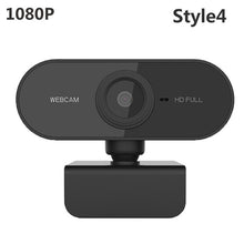 Load image into Gallery viewer, 1080P 720p 480p HD Webcam with Mic Rotatable PC Desktop Web Camera Cam Mini Computer WebCamera Cam Video Recording Work
