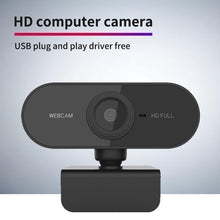 Load image into Gallery viewer, 1080P 720p 480p HD Webcam with Mic Rotatable PC Desktop Web Camera Cam Mini Computer WebCamera Cam Video Recording Work
