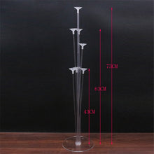 Load image into Gallery viewer, 1Set 7 Tubes Balloon Stand Balloon Holder Column Confetti Balloons Baby Shower Birthday Party Wedding Xmas Decoration Supplies
