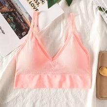 Load image into Gallery viewer, Women Sexy Crop Tops Tube Top Female Streetwear Sleeveless Camis Seamless Sports Lingerie Tee Bra Crop Top Bandeau Top Tank
