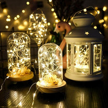 Load image into Gallery viewer, 2M 5M 10M LED String lights Silver Wire Christmas Garlands Festoon led Fairy Light Christmas Decorations for Home Room Tree
