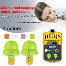 Load image into Gallery viewer, 1Pair Anti-noise Earplug Sound Insulation Protection Earplugs Foam Ear Plug Sleeping Travel Soft Noise Reduction Ear Protector
