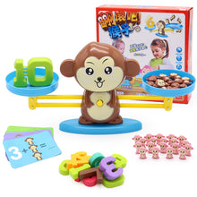 Load image into Gallery viewer, Monkey balance children early digital addition and subtraction toys
