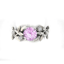 Load image into Gallery viewer, European and American fashion zircon jewelry Princess engagement ring
