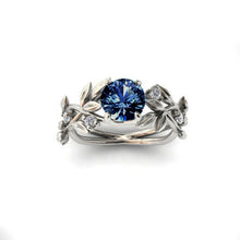 Load image into Gallery viewer, European and American fashion zircon jewelry Princess engagement ring
