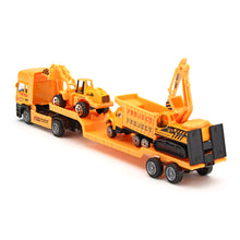 Load image into Gallery viewer, 4in1 Kids Toy Recovery Vehicle Tow Truck Lorry Low Loader Diecast Model Toys Construction Xmas
