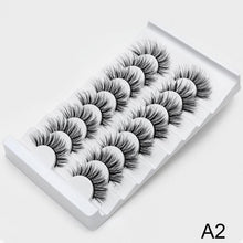 Load image into Gallery viewer, 8/20 Pairs 3D Mink Lashes Natural False Eyelashes Dramatic Volume Fake Lashes Makeup Eyelash Extension Silk Handmade Eyelashes
