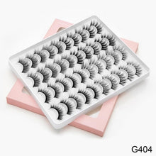 Load image into Gallery viewer, 8/20 Pairs 3D Mink Lashes Natural False Eyelashes Dramatic Volume Fake Lashes Makeup Eyelash Extension Silk Handmade Eyelashes
