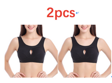 Load image into Gallery viewer, Cotton Anti-expansion Anti-Sag Gathering Adjustment Sports Bra
