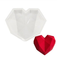 Load image into Gallery viewer, Diamond face love high quality DIY cake silicone mold
