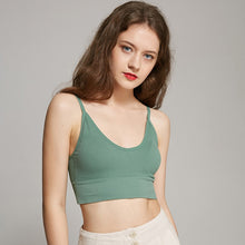 Load image into Gallery viewer, Women Sexy Crop Tops Tube Top Female Streetwear Sleeveless Camis Seamless Sports Lingerie Tee Bra Crop Top Bandeau Top Tank
