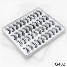 Load image into Gallery viewer, 8/20 Pairs 3D Mink Lashes Natural False Eyelashes Dramatic Volume Fake Lashes Makeup Eyelash Extension Silk Handmade Eyelashes

