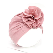 Load image into Gallery viewer, Autumn New Baby Hat Boy Girl Flower Cotton Turban Hats Baby Beanie Caps Newborn Photography Props Kids Cap Baby Accessories
