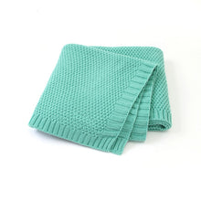 Load image into Gallery viewer, Baby Blanket Knitted Newborn Swaddle Wrap Blankets Super Soft Toddler Infant Bedding Quilt for Bed Sofa Basket Stroller Blankets
