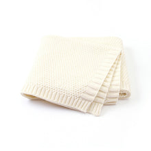 Load image into Gallery viewer, Baby Blanket Knitted Newborn Swaddle Wrap Blankets Super Soft Toddler Infant Bedding Quilt for Bed Sofa Basket Stroller Blankets
