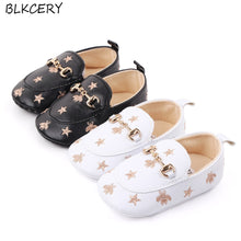 Load image into Gallery viewer, Baby Boy Shoes for 0-18 M with Bees Stars Newborn Baby Casual Shoes Toddler Infant Loafers Shoes Cotton Soft Sole Baby Moccasins
