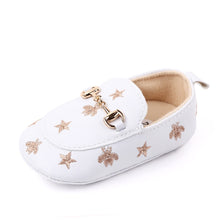Load image into Gallery viewer, Baby Boy Shoes for 0-18 M with Bees Stars Newborn Baby Casual Shoes Toddler Infant Loafers Shoes Cotton Soft Sole Baby Moccasins
