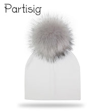 Load image into Gallery viewer, Baby Hat Cotton Pompom Hat For A Boy Winter Infant Girls Cap Newborn Hat Children Hats Caps 0 to 8 Years
