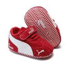 Load image into Gallery viewer, Baby Shoes 0-18M Infant Boys Girls Soft PU Leather Sneakers Moccasins De Bebe Anti-Slip Crib Shoes Newborn Toddler First Walkers
