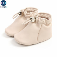 Load image into Gallery viewer, Baby Shoes Newborn Boys Girls PU Leather Moccasins Sequin First Walkers Baby Shoes 0-18M
