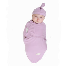Load image into Gallery viewer, Baby Swaddle Blanket + Cap Newborn Cocoon Wrap Cotton Swaddling Bag Baby Envelope Sleep sack Bedding
