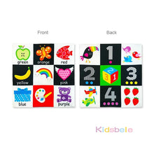 Load image into Gallery viewer, Baby Toys For Newborn Soft Cloth Book 0-12 Months Kids Learning Educational Black/White Cognition Rustle Sound Newspaper

