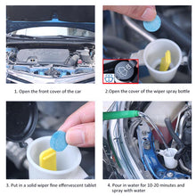Load image into Gallery viewer, Effervescent Tablet Cleaner Car Glass Cleaner car accessories Car-Windshield-Glasses Мойка окон автомобилей
