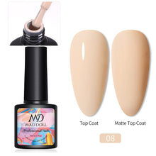 Load image into Gallery viewer, MAD DOLL 8ml 60 Colors Gel Nail Polish  Nail Color Nail Gel varnish Soak Off UV Gel Varnish Base Coat No Wipe Top Coat
