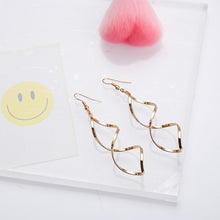 Load image into Gallery viewer, Abdoabdo Pearl Long Tassel Earrings For Women Ear Wire Drop Earrings Jewelry Earrings Gold Earrings Pendientes Mujer Moda 2019
