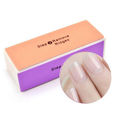 Load image into Gallery viewer, 1 Pc Half-Moon-Shaped Nail File Nail Buffer Washable Grinding Polishing Sanding Buffing  Pedicure Nail Art Tools
