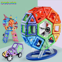 Load image into Gallery viewer, 30-252pcs DIY Magnetic Constructor Triangle Square Big Bricks Magnetic Building Blocks Designer Set Magnet Toys For Children
